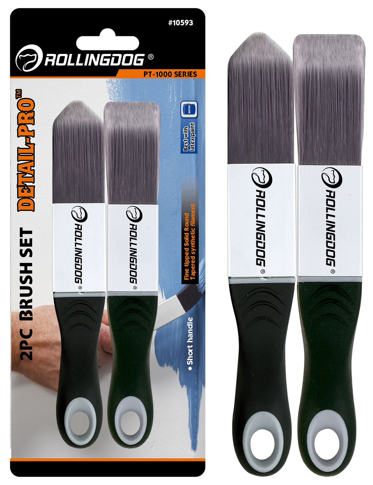 DETAIL PRO™
2PC Detail Brush Set
