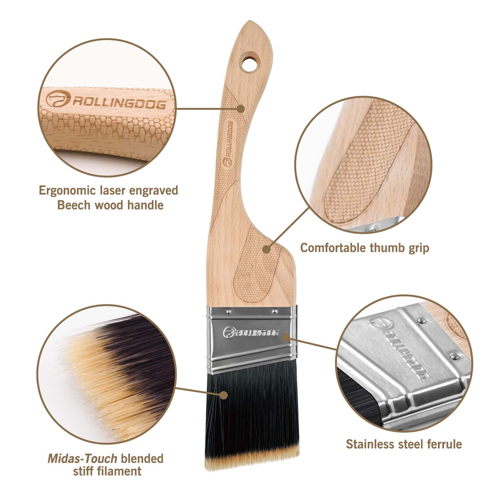 DOBERMAN™ 
3PC Paint Brush Set