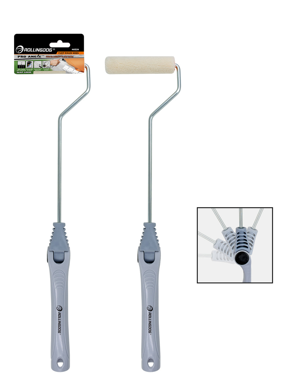 PRO-ANGLE™
100mm Adjustable Mini Roller With HI-SHEEN™ Cover
