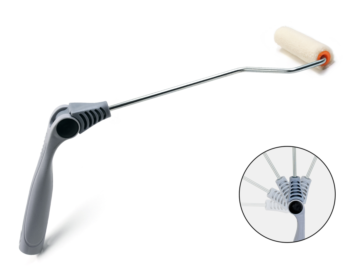 PRO-ANGLE™
100mm Adjustable Mini Roller With HI-SHEEN™ Cover