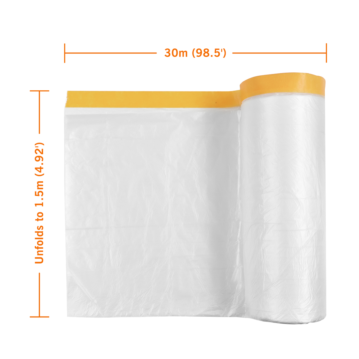 PRE-Taped Washi Masking Film