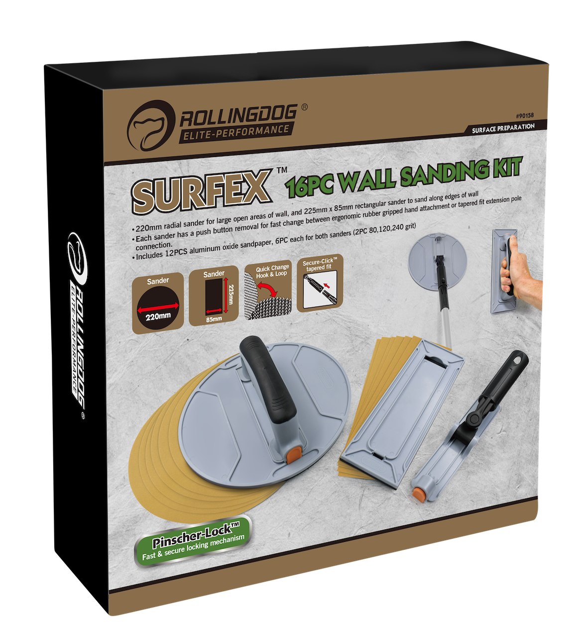 SURFEX™
16PC Wall Sander Set